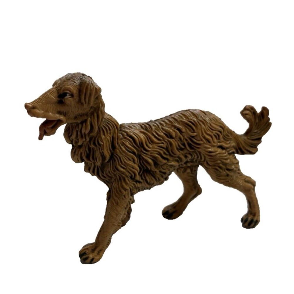 Fontanini Brown Dog Nativity Figure Italy 2003 Small 3.25 Inches Long